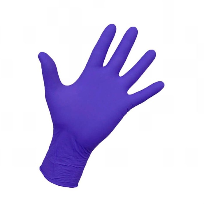 Перчатки нитрил Фиолетовые S - фото 6112