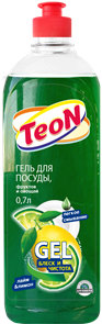 НЗБХ Новосибирск Гель для мытья посуды Teon 700мл фл. Лайм и лимон
