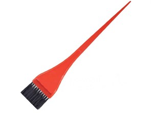 Кисть для окраски волос узкая 35мм, оранжевая MP0306