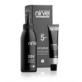 Nirvel мужской G-3 краситель, Тёмно-серый/ Homme Dark Grey Nirvel комплект 30+30 мл - фото 6061